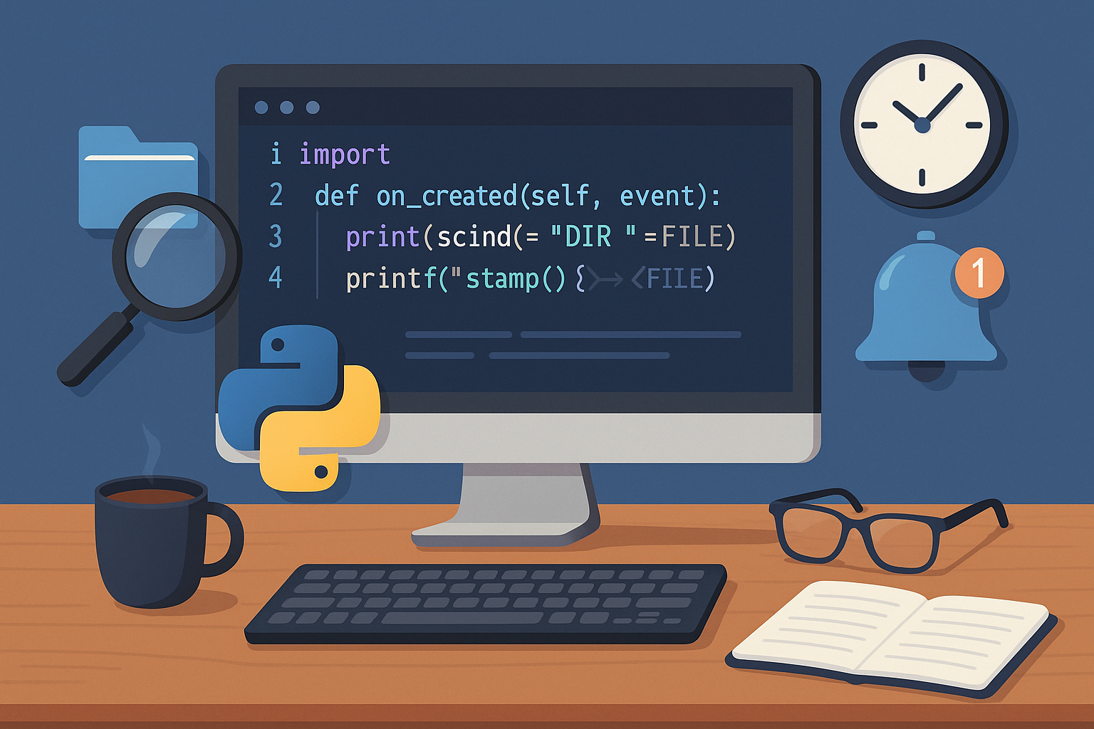 PyWatch — First Program
